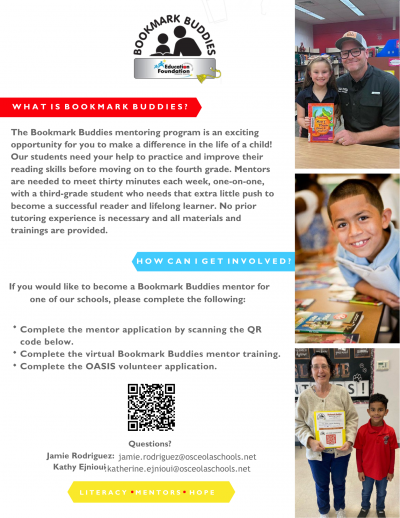 Bookmark Buddies Needed!